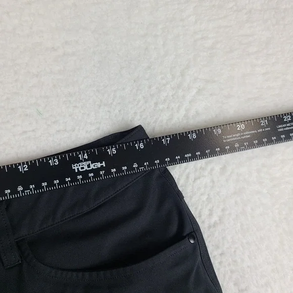 Lululemon ABC Pants Mens 32x32 Black Slim Fit Activewear Performance Tech Golf